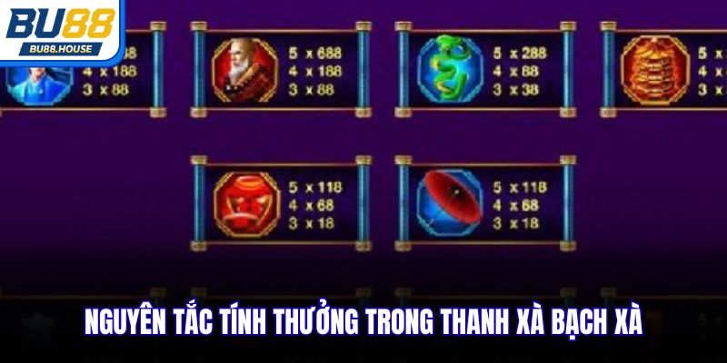 Nguyên tắc tính thưởng trong Thanh Xà Bạch Xà